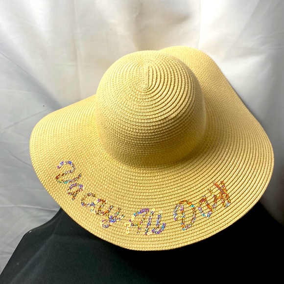 David and Young Accessories David And Young Straw Hat Holographic